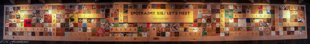 Zakręcona w Podróży: Wrocław atrakcje - Międzynarodowy Mural Ceramiczny